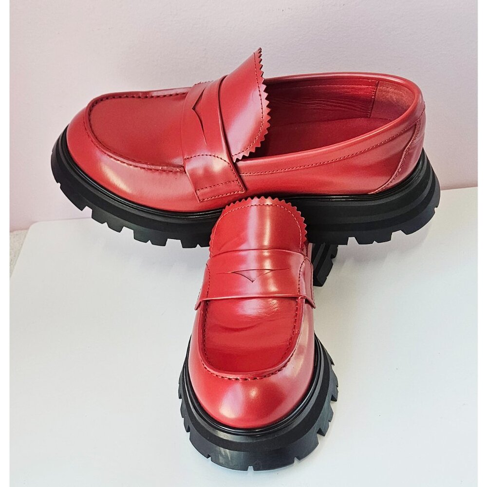 Alexander McQueen Leather Wander Loafers - Picture 4 of 9